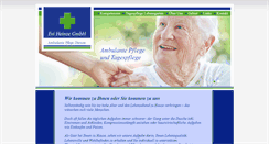 Desktop Screenshot of pflegedienste-heinze.de